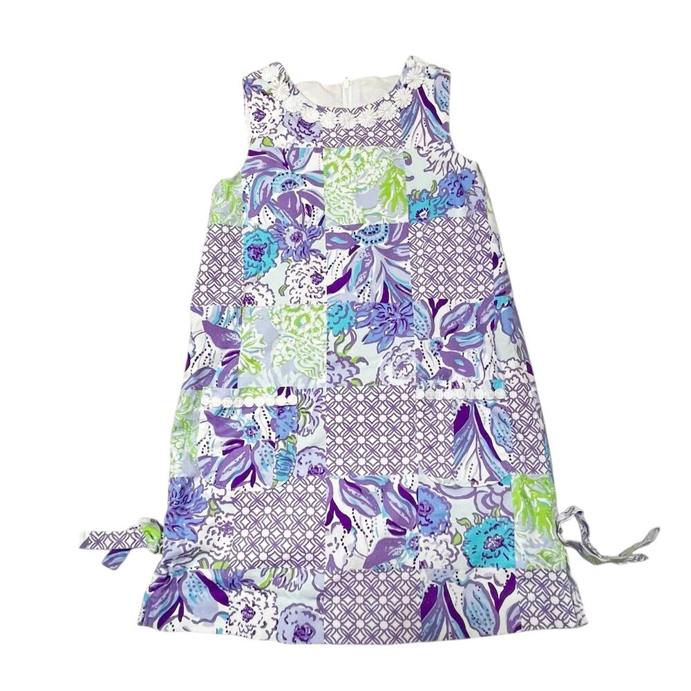 Lilly Pulitzer Multi Juicy Story Patch Shift Dress Size 10